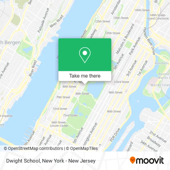 Dwight School map