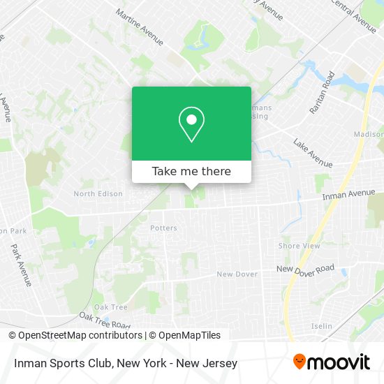Inman Sports Club map
