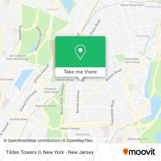 Mapa de Tilden Towers II