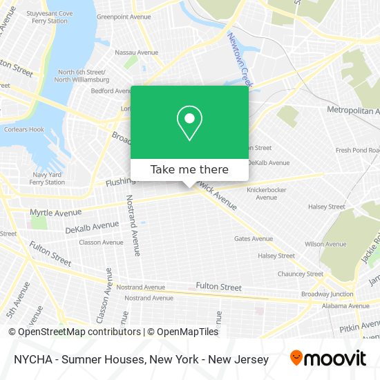 Mapa de NYCHA - Sumner Houses