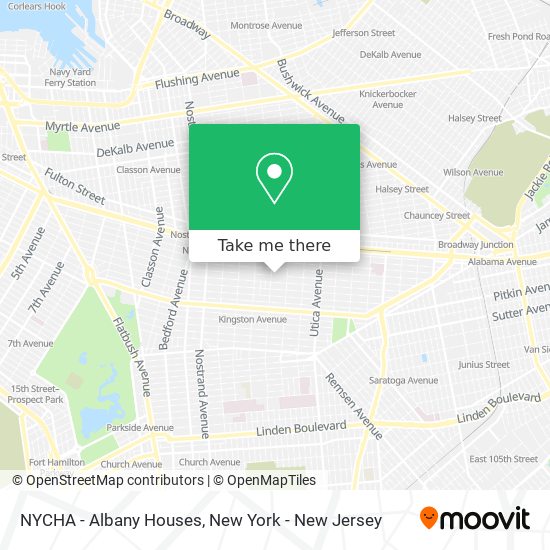Mapa de NYCHA - Albany Houses