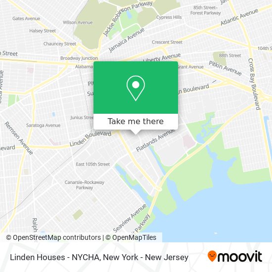 Linden Houses - NYCHA map