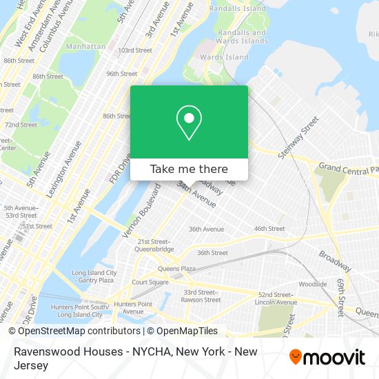 Mapa de Ravenswood Houses - NYCHA