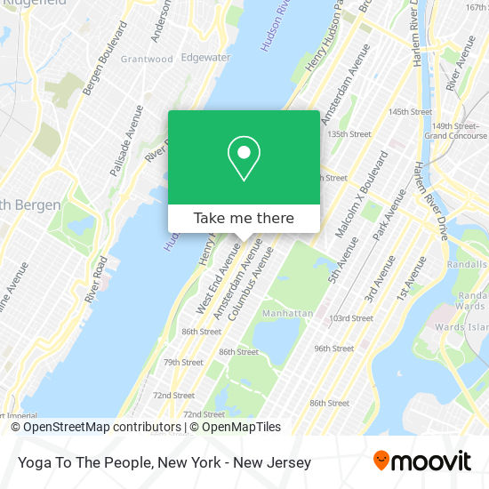 Yoga To The People map
