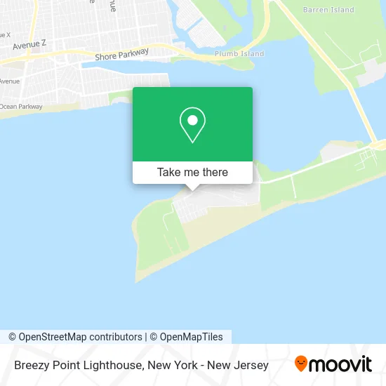 Breezy Point Lighthouse map