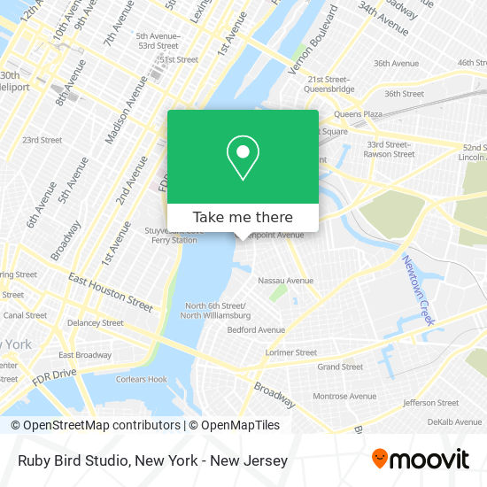 Mapa de Ruby Bird Studio