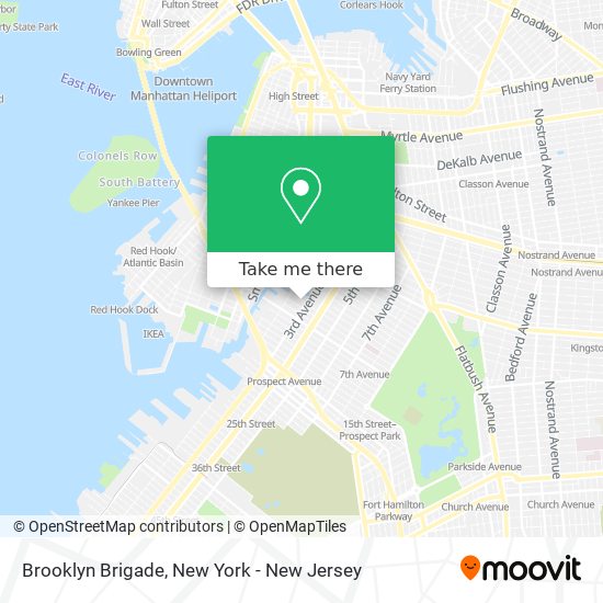 Brooklyn Brigade map