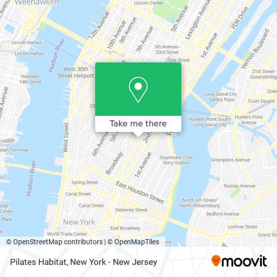 Pilates Habitat map