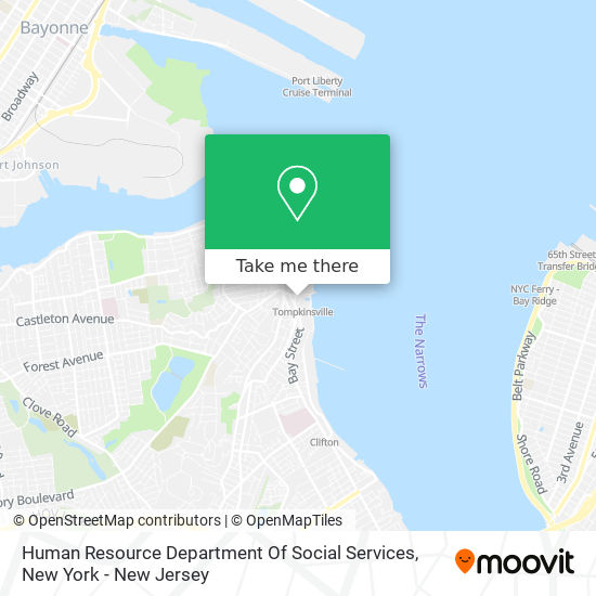 Human Resource Department Of Social Services map