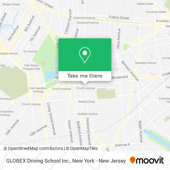Mapa de GLOBEX Driving School Inc.