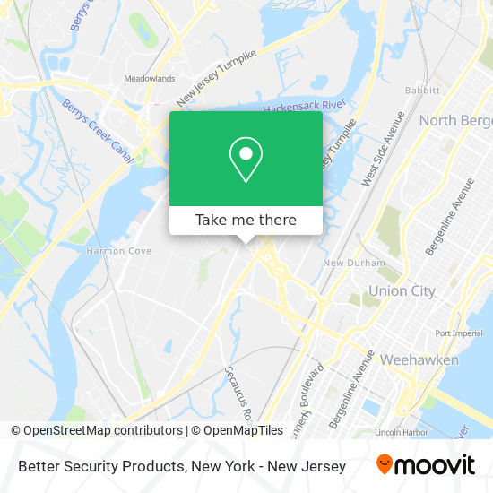 Better Security Products map
