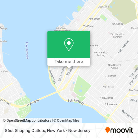 86st Shoping Outlets map