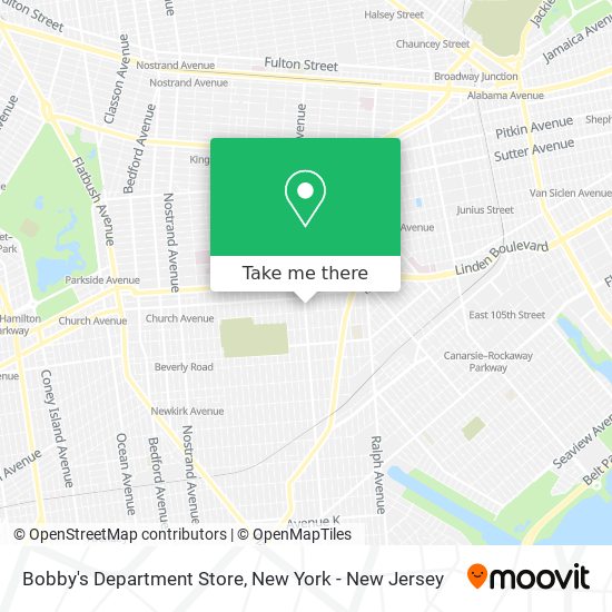Bobby's Department Store map