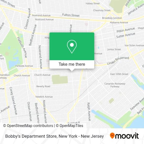 Bobby's Department Store map