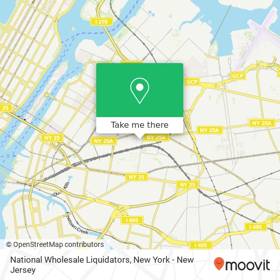 National Wholesale Liquidators map