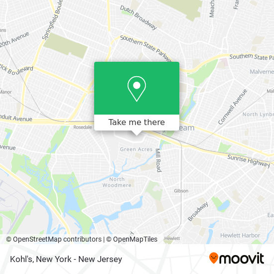 Kohl's map