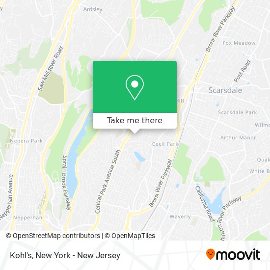 Kohl's map