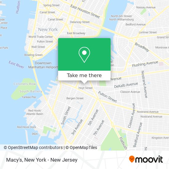 Macy's map