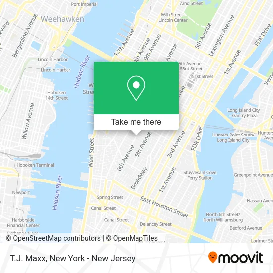 T.J. Maxx map