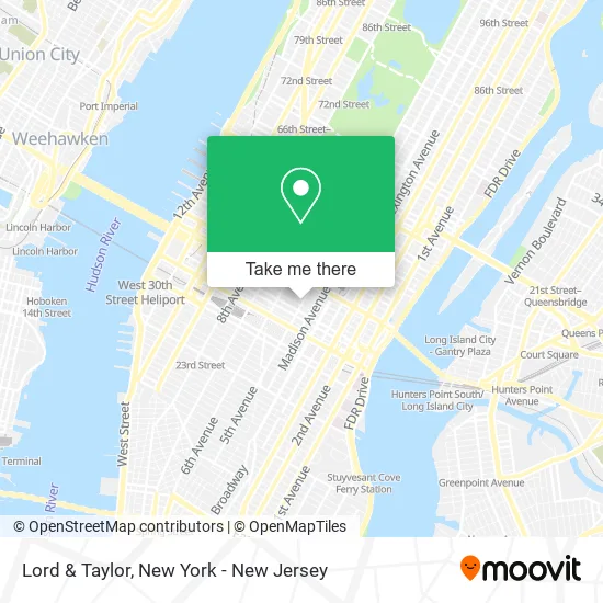 Lord & Taylor map