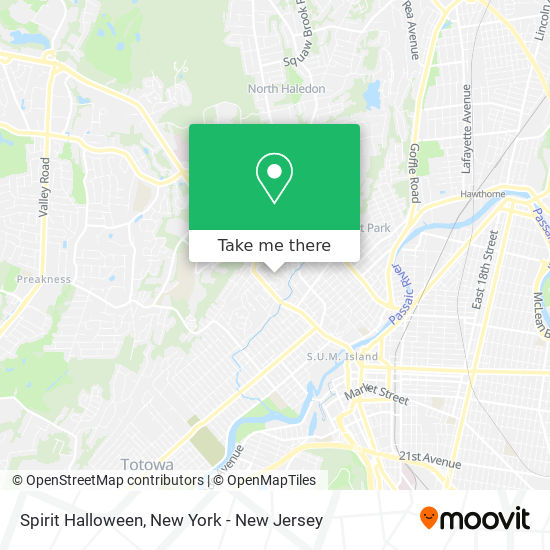 Spirit Halloween map