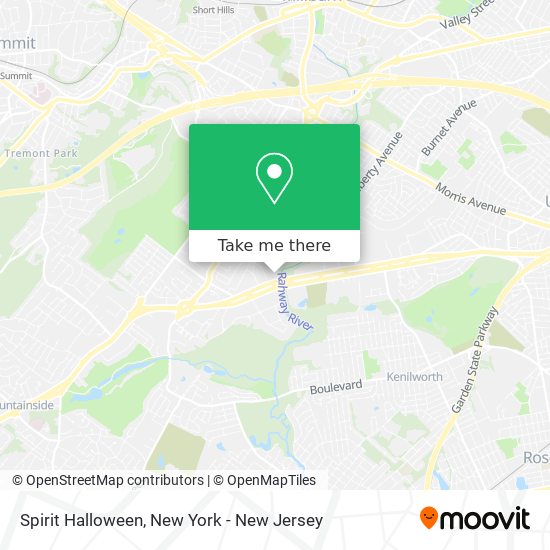 Mapa de Spirit Halloween