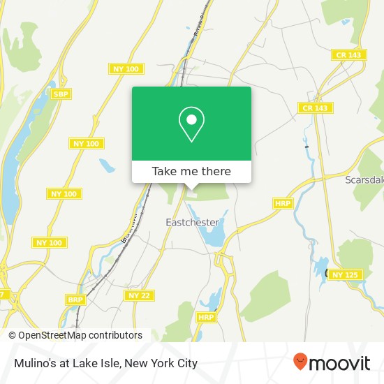 Mapa de Mulino's at Lake Isle