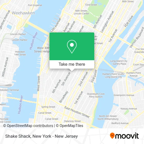 Shake Shack map