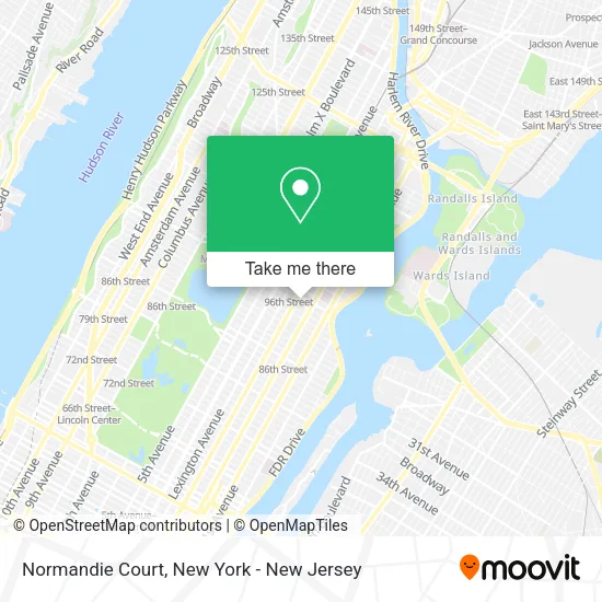 Normandie Court map