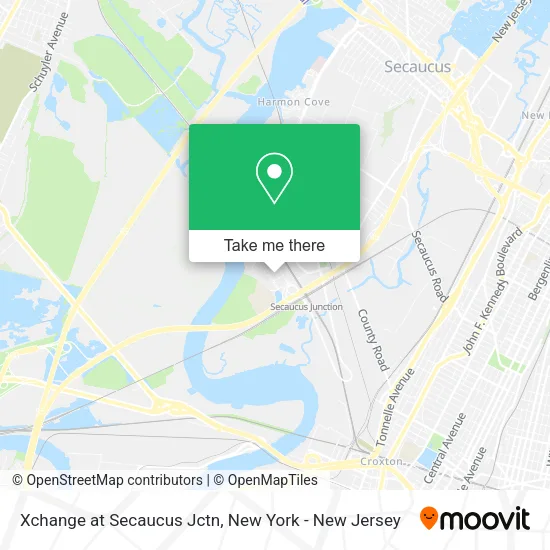 Xchange at Secaucus Jctn map