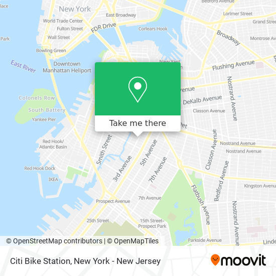 Mapa de Citi Bike Station