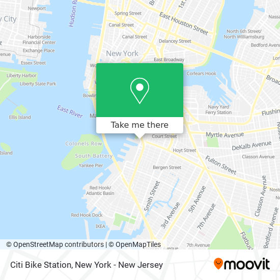 Citi Bike Station map