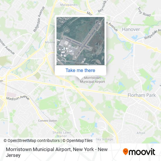 Morristown Municipal Airport map