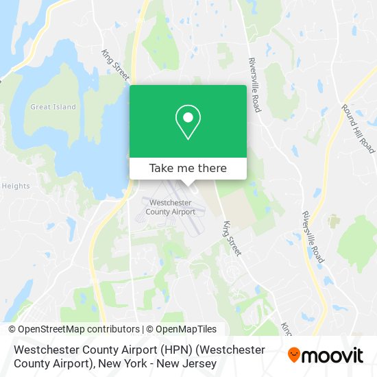 Mapa de Westchester County Airport (HPN) (Westchester County Airport)