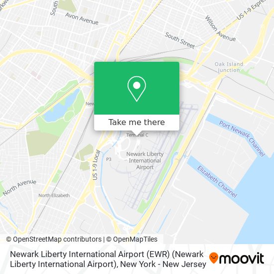 Newark Liberty International Airport (EWR) (Newark Liberty International Airport) map