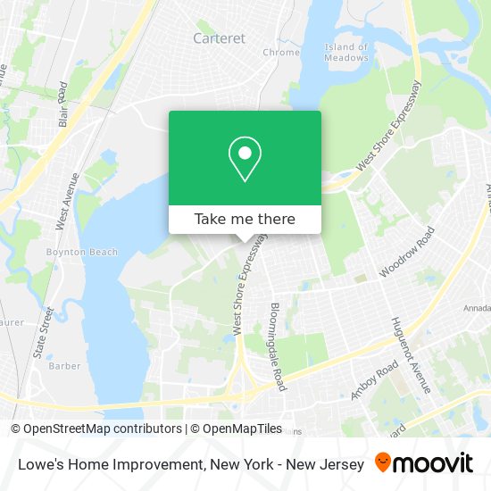 Lowe's Home Improvement map
