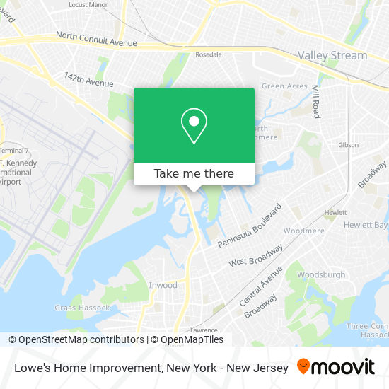 Mapa de Lowe's Home Improvement