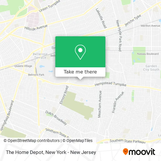 How to get to The Home Depot in Elmont, Ny by Bus, Train or Subway?