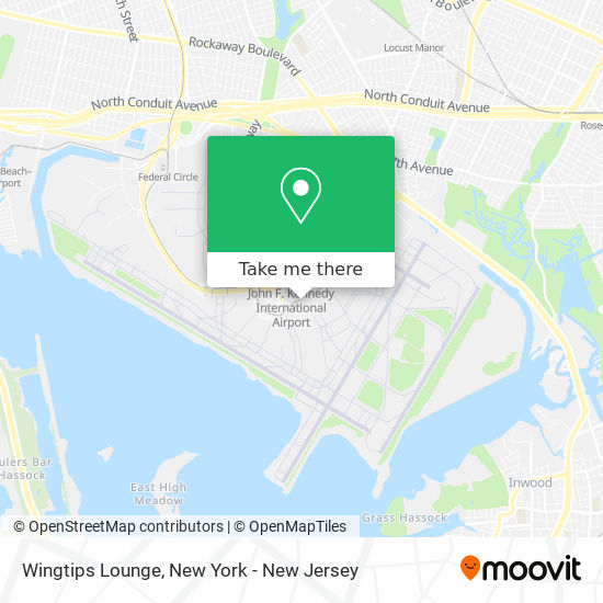 Wingtips Lounge map