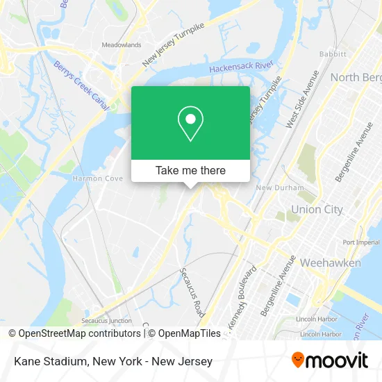 Kane Stadium map