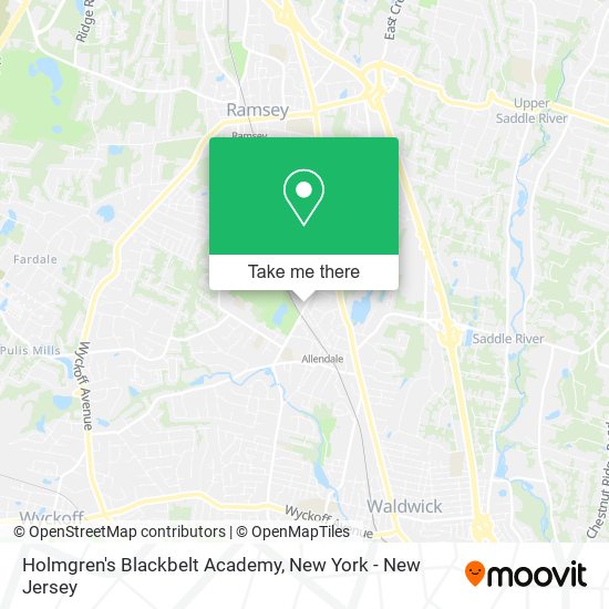 Mapa de Holmgren's Blackbelt Academy