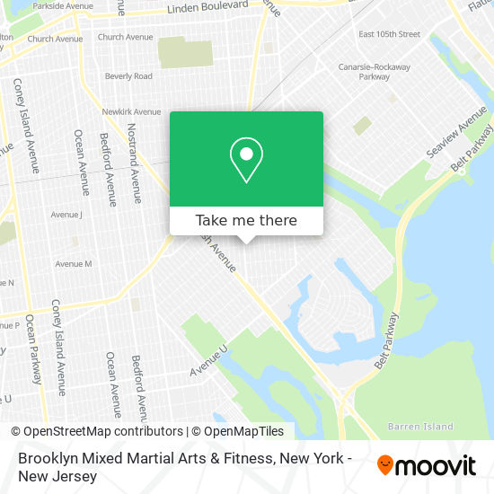 Brooklyn Mixed Martial Arts & Fitness map