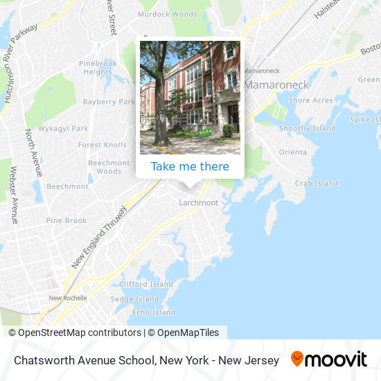 Mapa de Chatsworth Avenue School