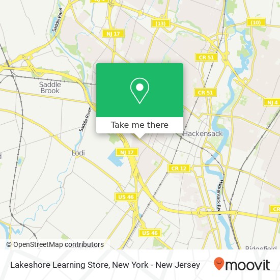 Lakeshore Learning Store map