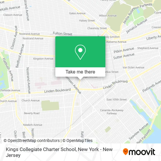 Kings Collegiate Charter School map