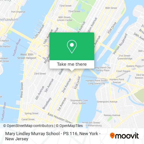 Mary Lindley Murray School - PS 116 map