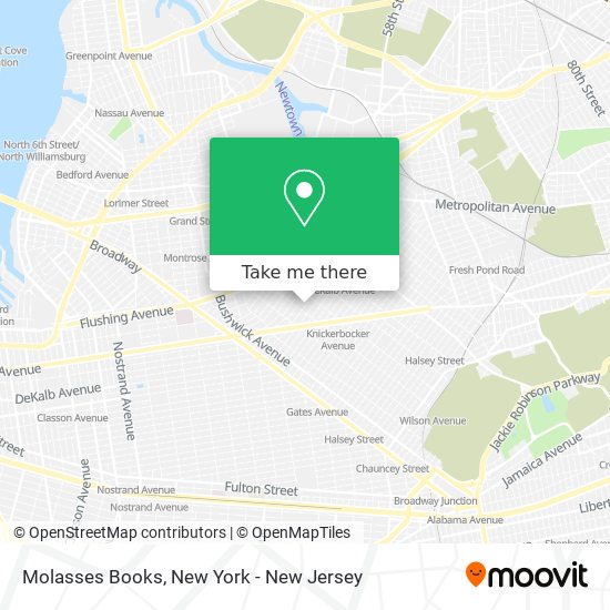 Mapa de Molasses Books