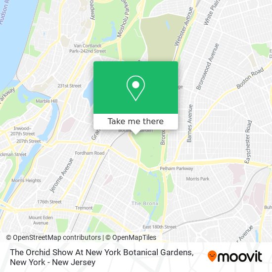 The Orchid Show At New York Botanical Gardens map