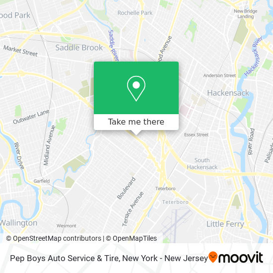 Mapa de Pep Boys Auto Service & Tire