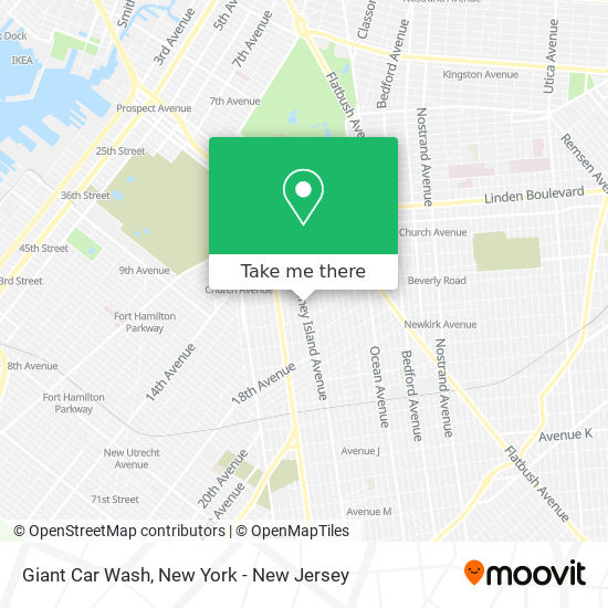 Giant Car Wash map